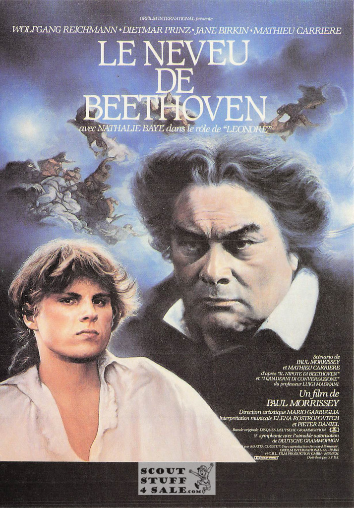 Beethoven's Nephew French Movie Poster Postcard, Editions Nugeron #NE273