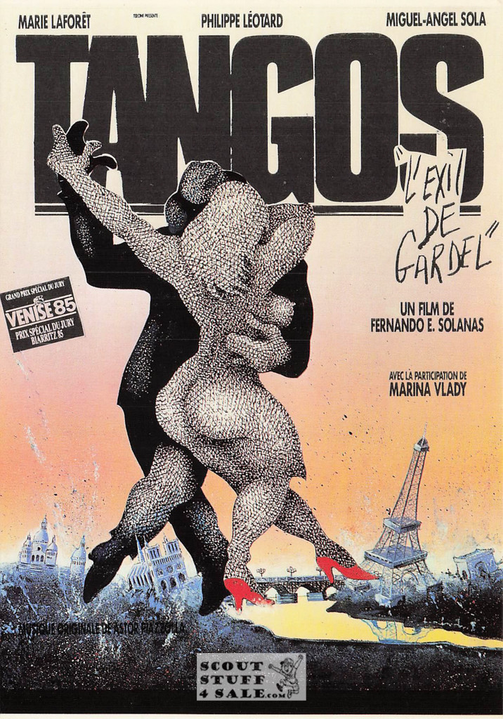 Tangos French Movie Poster Postcard, Editions Nugeron #NE289
