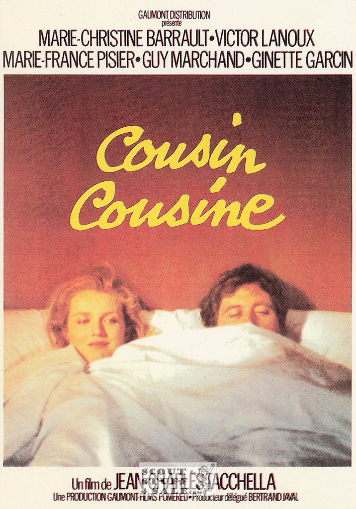 Cousin Cousine French Movie Poster Postcard, Editions Nugeron #NE301