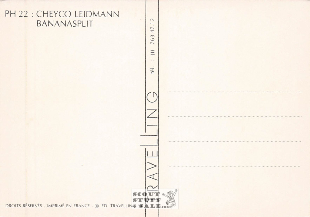 Cheyco Leidmann Photography French Postcard, Editions Nugeron #PH22