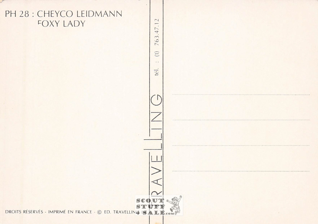 Cheyco Leidmann Photography French Postcard, Editions Nugeron #PH28