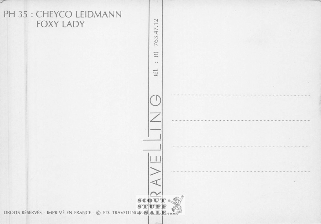 Cheyco Leidmann Photography French Postcard, Editions Nugeron #PH35