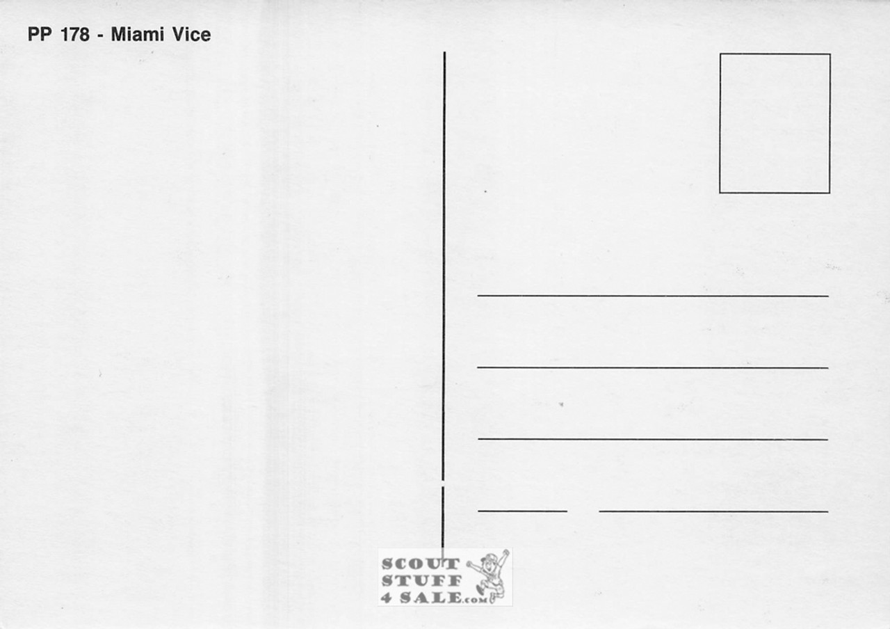 Miami Vice French Postcard, Editions Nugeron #PP178