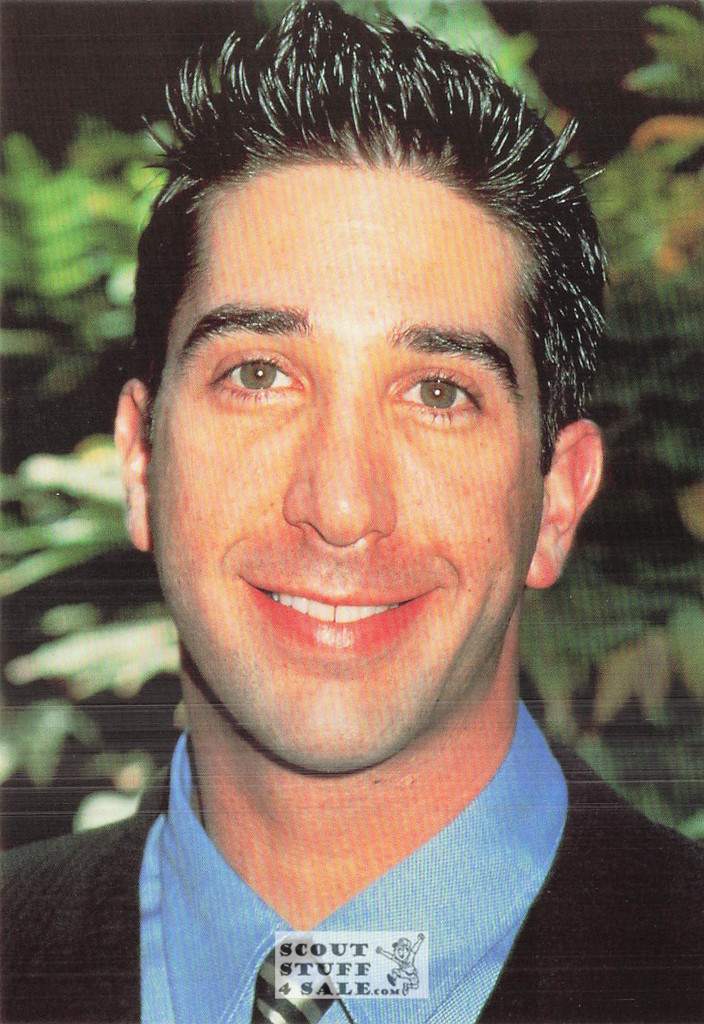 David Schwimmer British Postcard, Editions Nugeron #PRT12