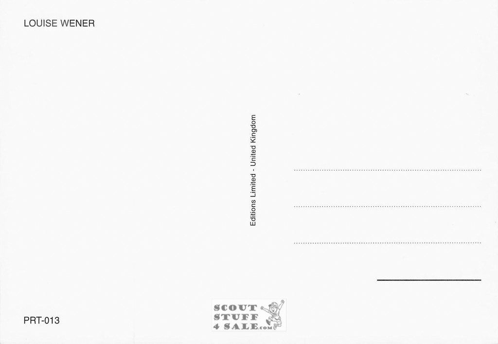 Louise Wener British Postcard, Editions Nugeron #PRT13
