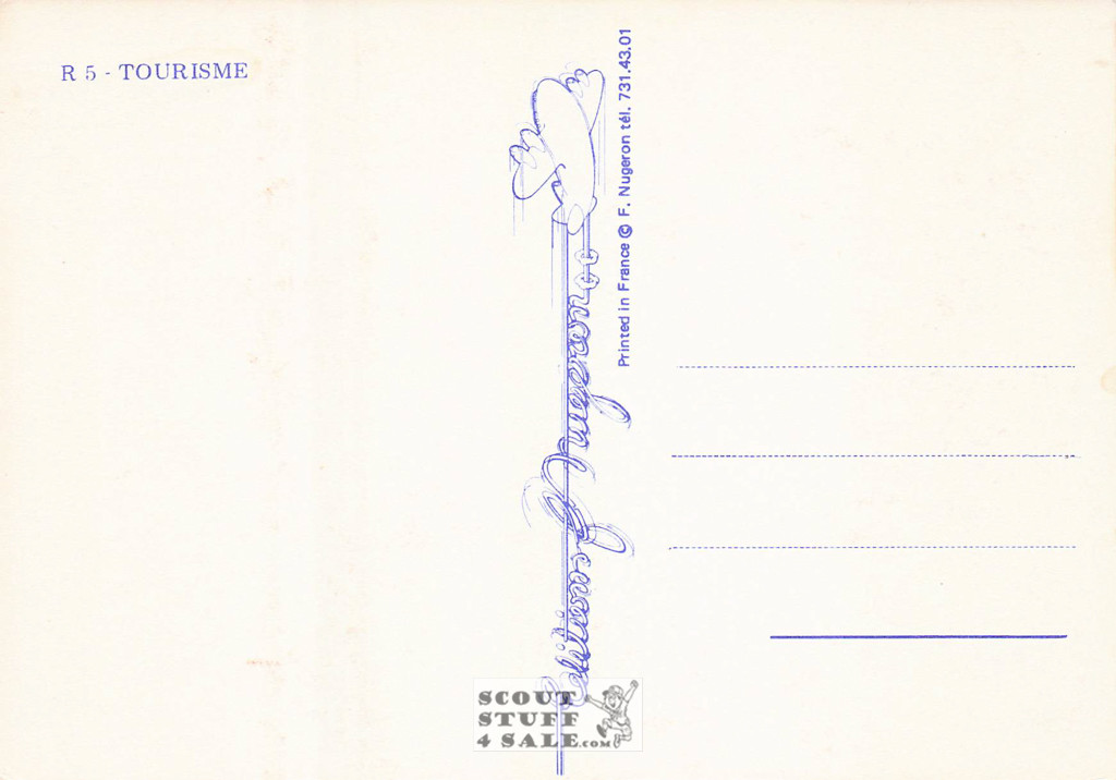 1900's French Travel Promotion Poster on Postcard, Saint Raphael, Nugeron #R5