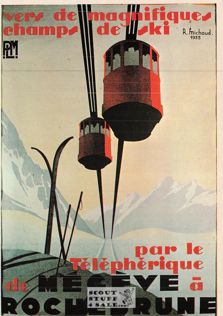 1900's French Travel Promotion Poster on Postcard, Meceve, Editions Nugeron #R99