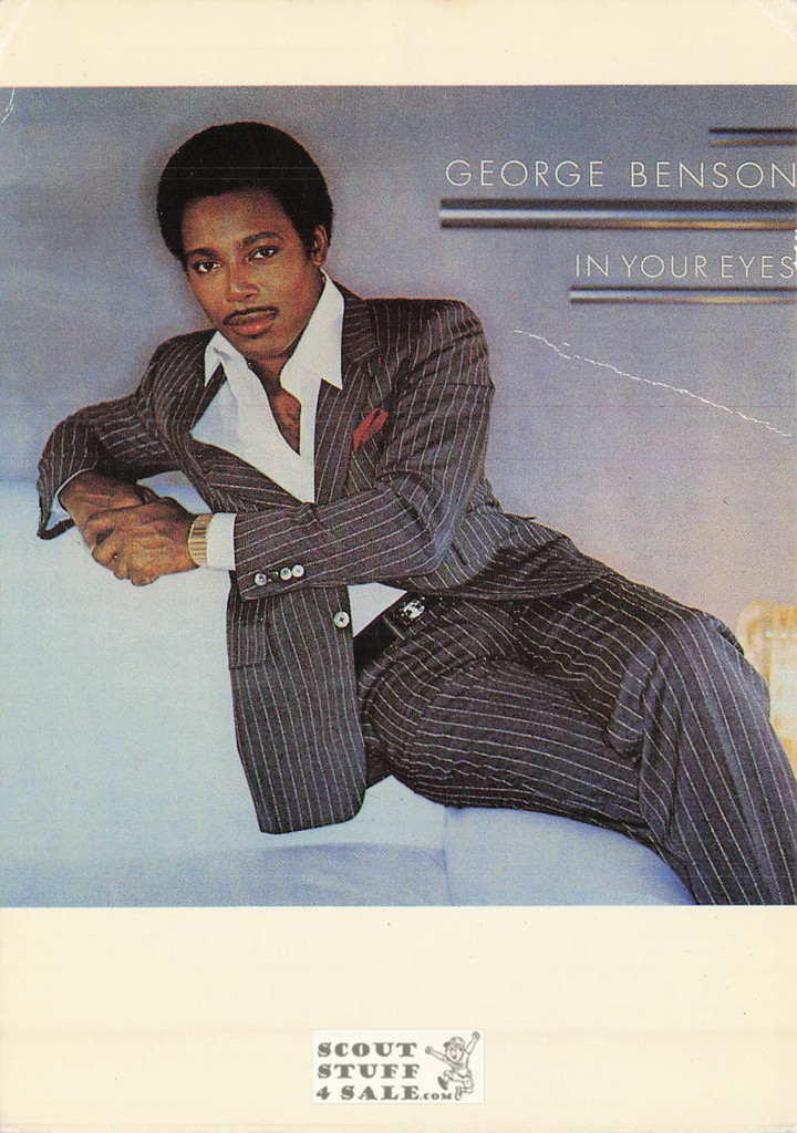 George Benson In Your Eyes Album French Postcard, Editions Nugeron #RECORD3