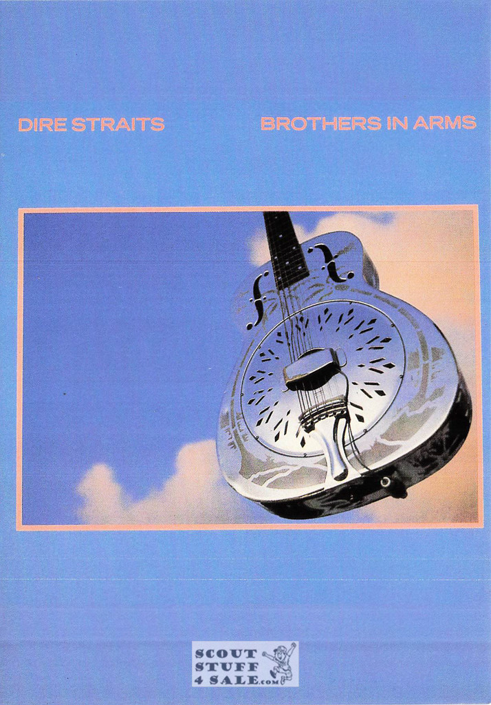 Dire Straits Brothers in Arms Album French Postcard, Editions Nugeron #RECORD35