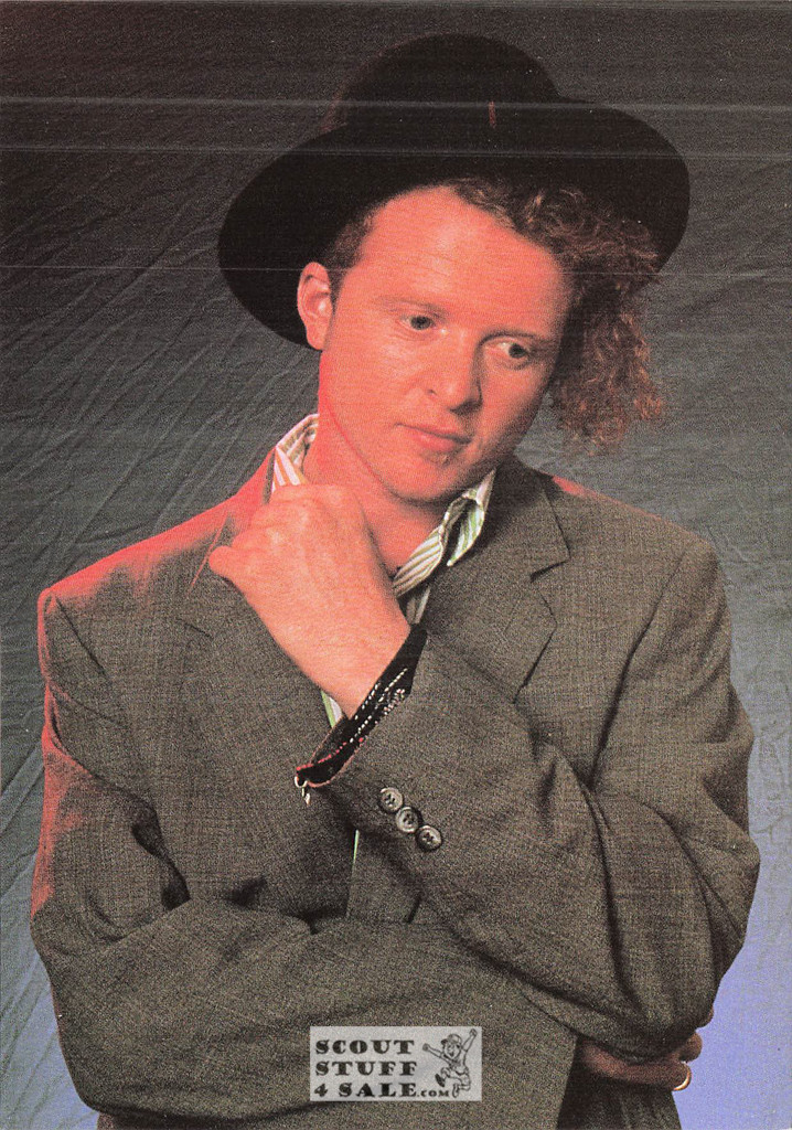 Mick Hucknall French Postcard, Editions Nugeron #RECORD155