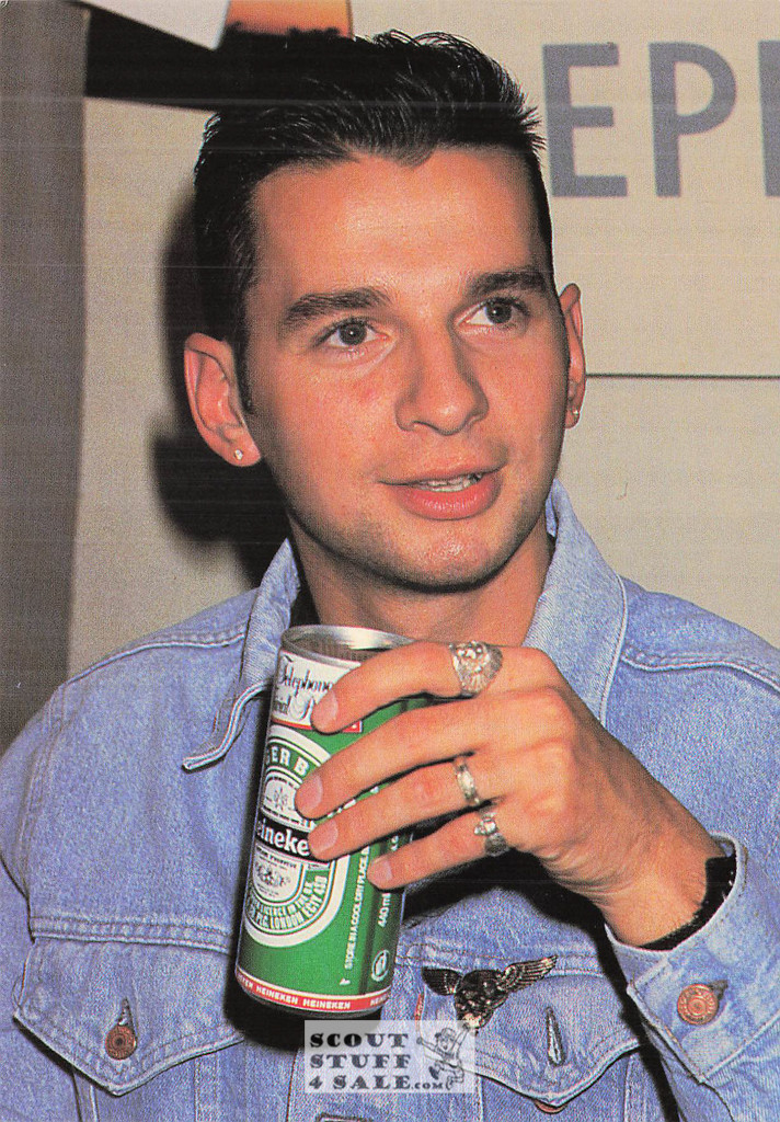 Dave Gahan French Postcard, Editions Nugeron #RECORD158