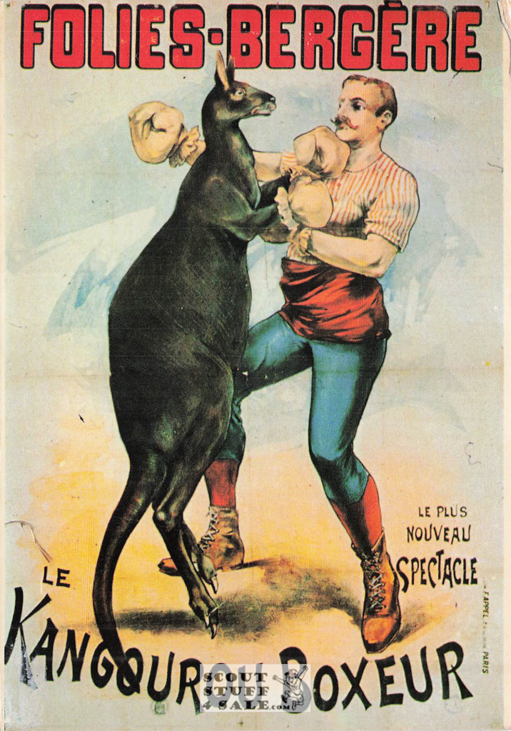 1900's French Folies-Bergere Promotion Poster on Postcard, Editions Nugeron #S16