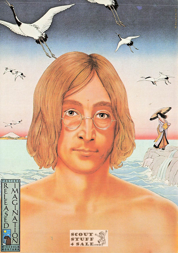 John Lennon French Postcard, Editions Nugeron #STAR14