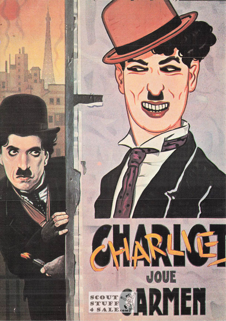 Charlie Chaplin French Postcard, Editions Nugeron #STAR18