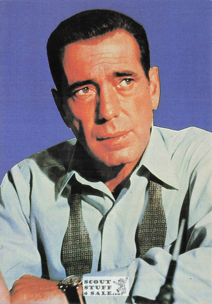 Humphrey Bogart French Postcard, Editions Nugeron #STAR33