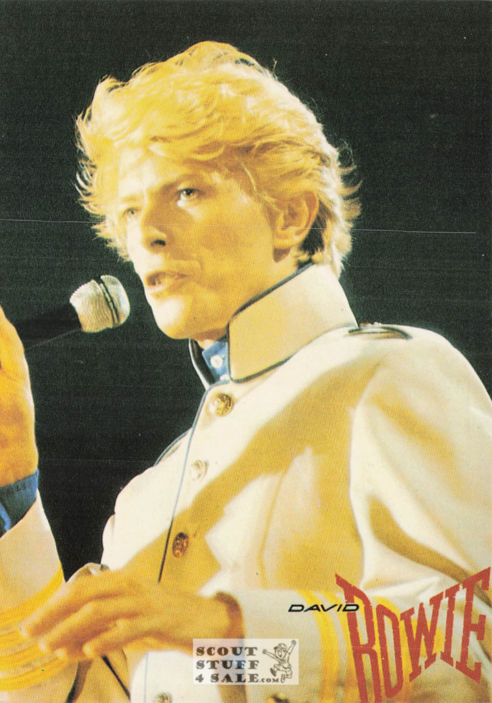 David Bowie French Postcard, Editions Nugeron #STAR80