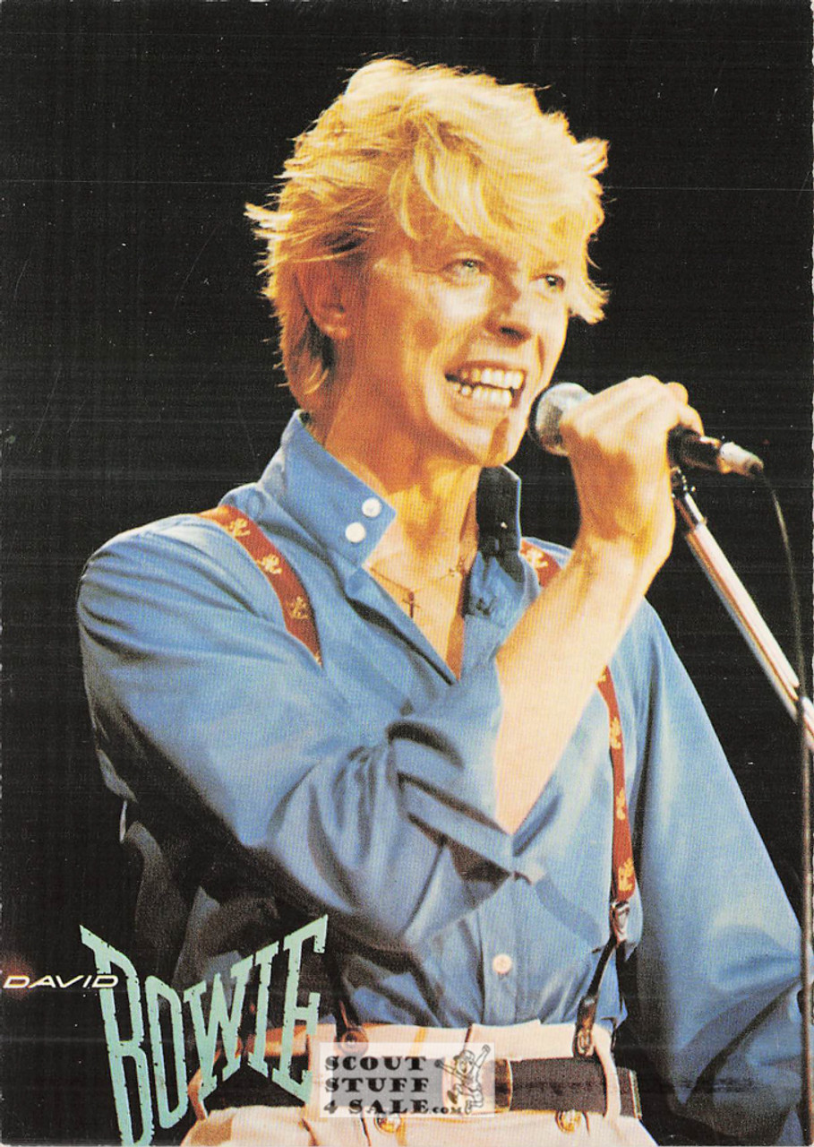 David Bowie French Postcard, Editions Nugeron #STAR97