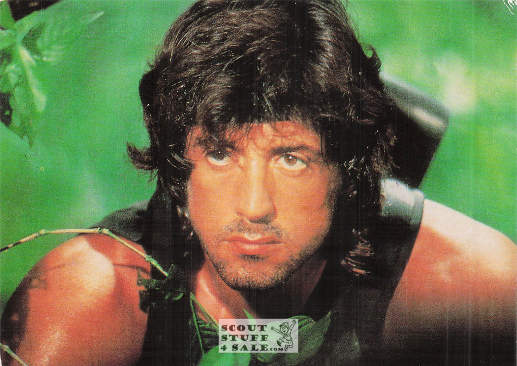 Sylvester Stallone French Postcard, Editions Nugeron #STAR108