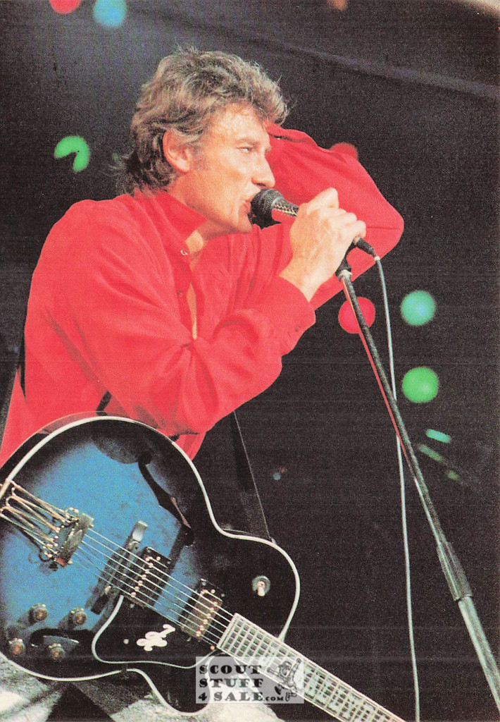 Johnny Hallyday French Postcard, Editions Nugeron #STAR120