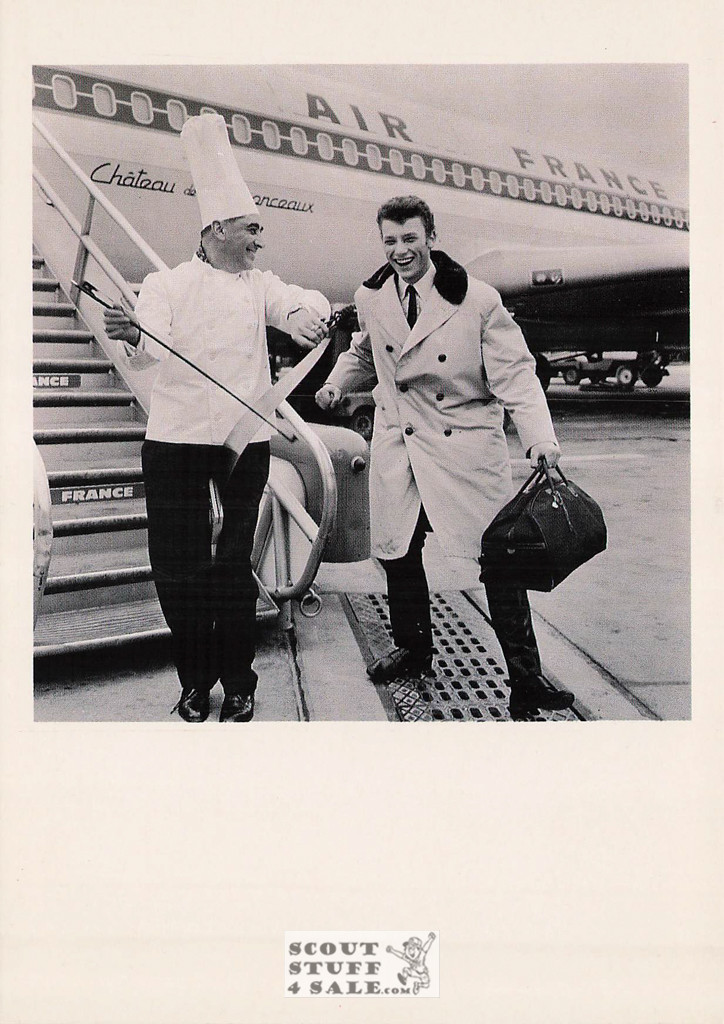 Johnny Hallyday French Postcard, Editions Nugeron #STAR128