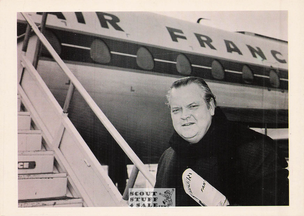 Orson Wells French Postcard, Editions Nugeron #STAR130