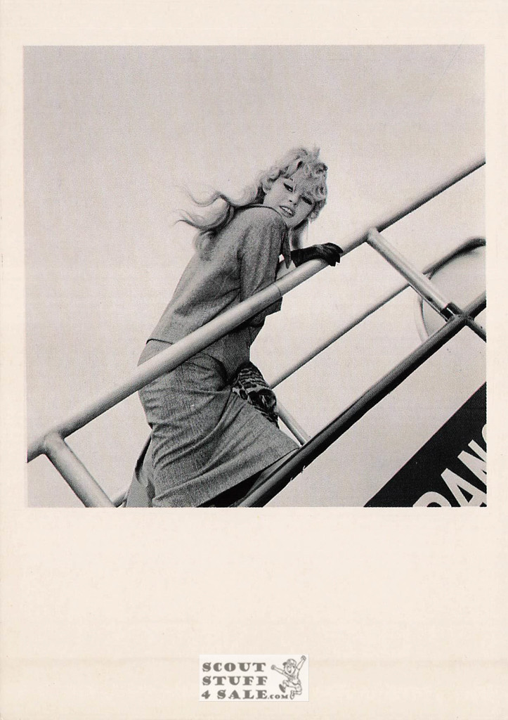 Brigitte Bardot French Postcard, Editions Nugeron #STAR138