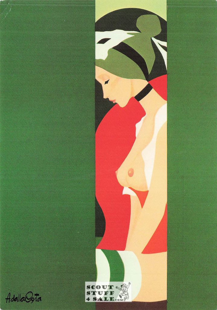 La Stanza Di Carlotta - 1979 Painting by Amleto Dalla Costa on Postcard, Italian, #DC4