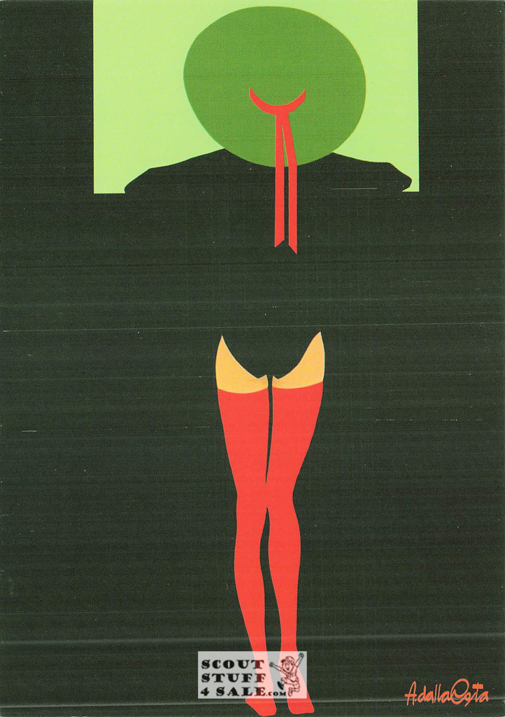 Giulietta 81 - 1981 Painting by Amleto Dalla Costa on Postcard, Italian, #DC65