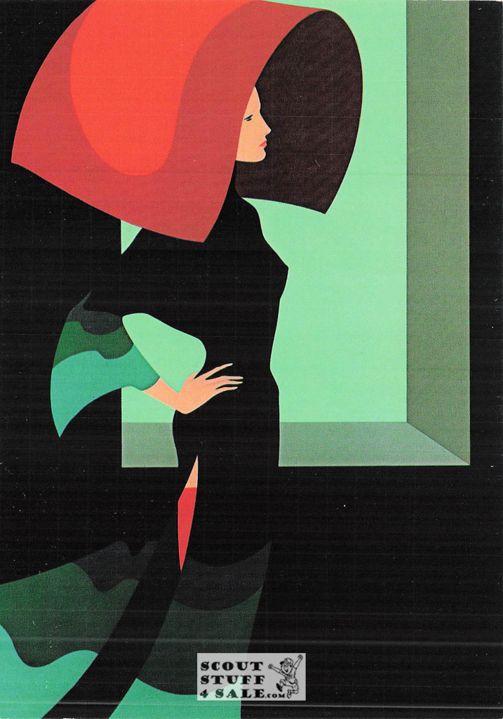 L'Attesa - 1981 Painting by Amleto Dalla Costa on Postcard, Italian, #DC73