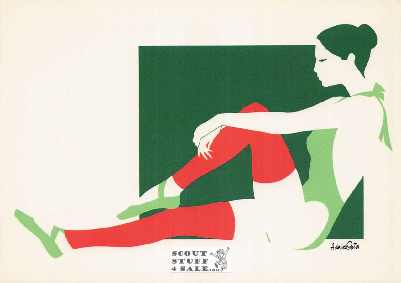 La Pausa - 1983 Painting by Amleto Dalla Costa on Postcard, Italian, #DC92