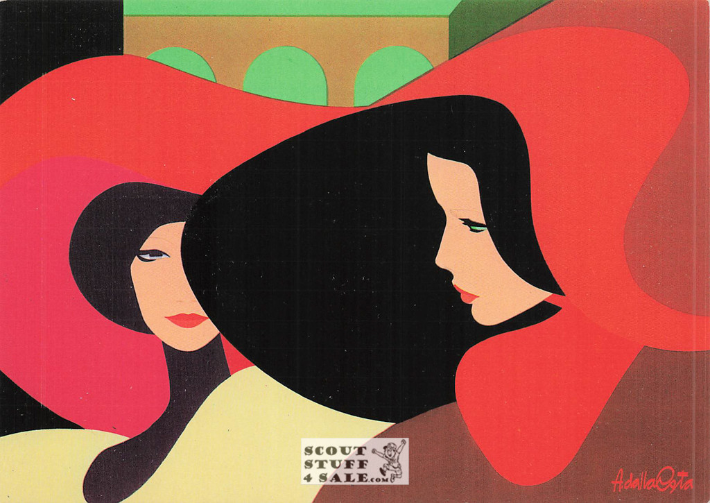 L'Appuntamento - 1982 Painting by Amleto Dalla Costa on Postcard, Italian, #DC93