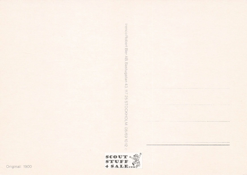 Vintage Reproduction of a 1900 Postcard, Good Old Days Postcard Co. Sweden, #GO127