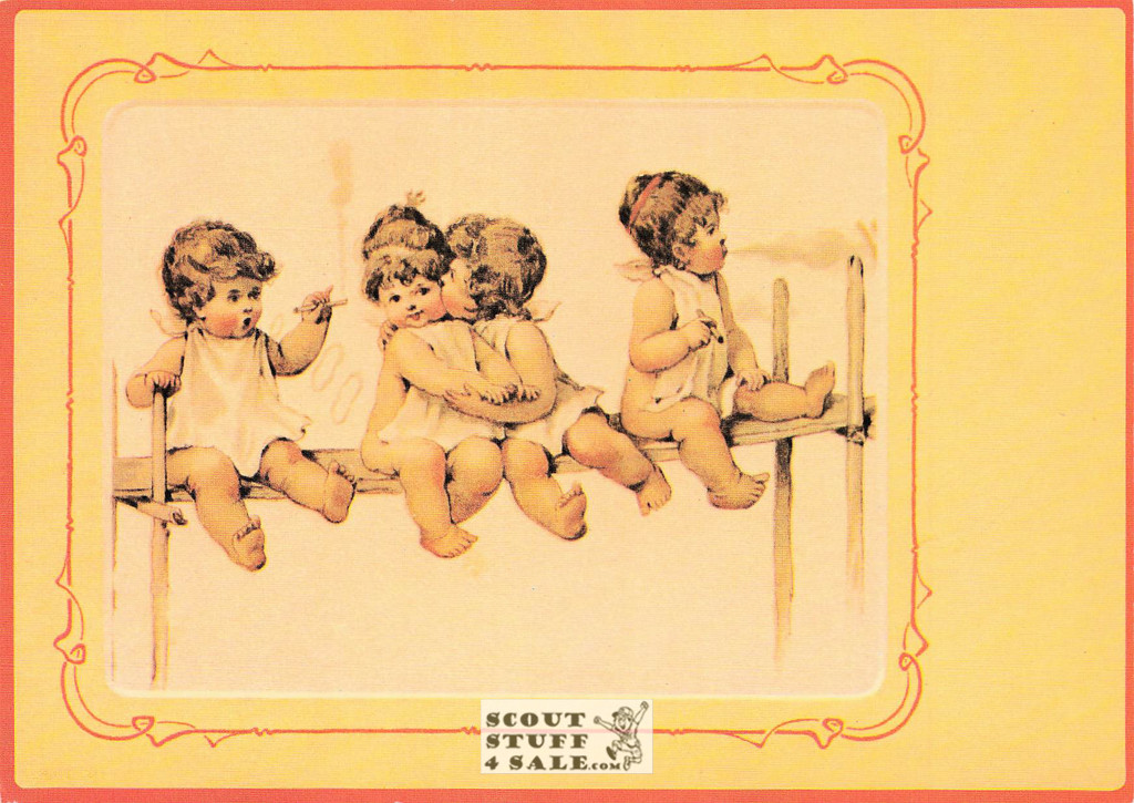 Vintage Reproduction of a 1900 Postcard, Good Old Days Postcard Co. Sweden, #GO183