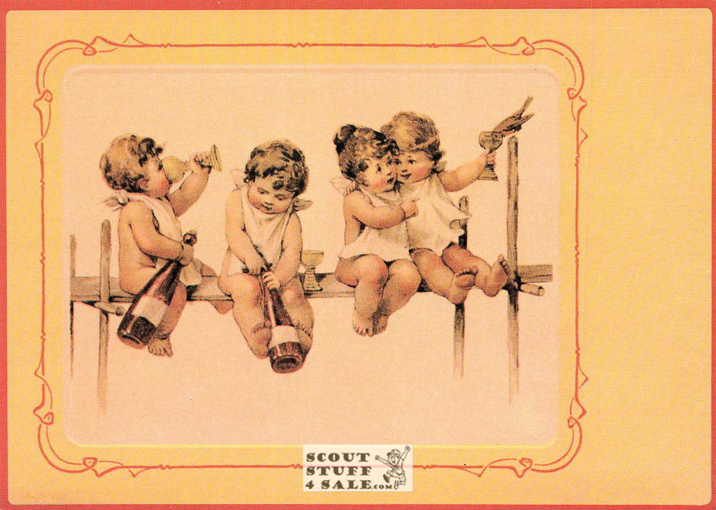 Vintage Reproduction of a 1900 Postcard, Good Old Days Postcard Co. Sweden, #GO184