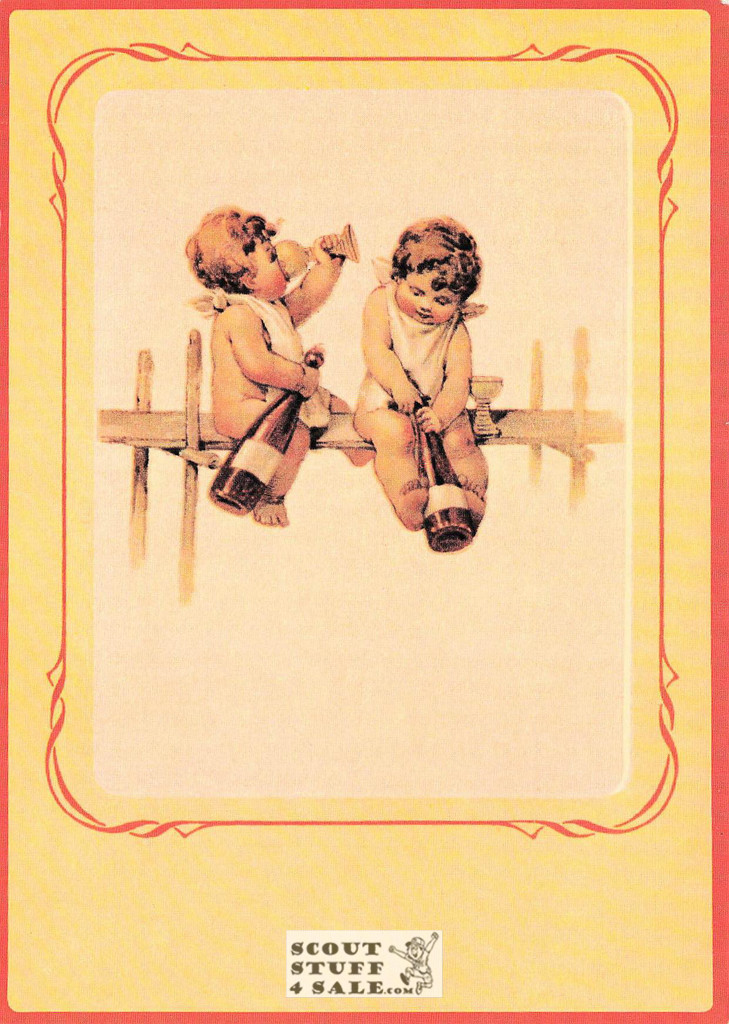 Vintage Reproduction of a 1900's Postcard, Good Old Days Postcard Co. Sweden, #GO185