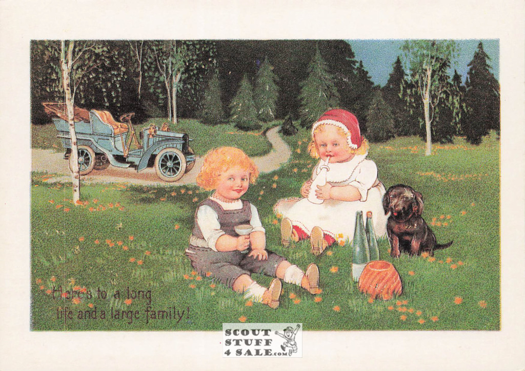 Vintage Reproduction of a 1900 Postcard, Good Old Days Postcard Co. Sweden, #GO194