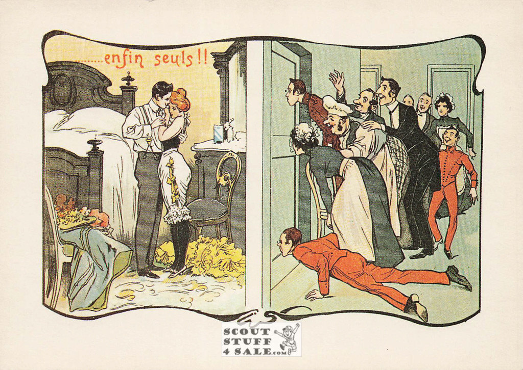 Vintage Reproduction of a 1900's Postcard, Good Old Days Postcard Co. Sweden, #GO261