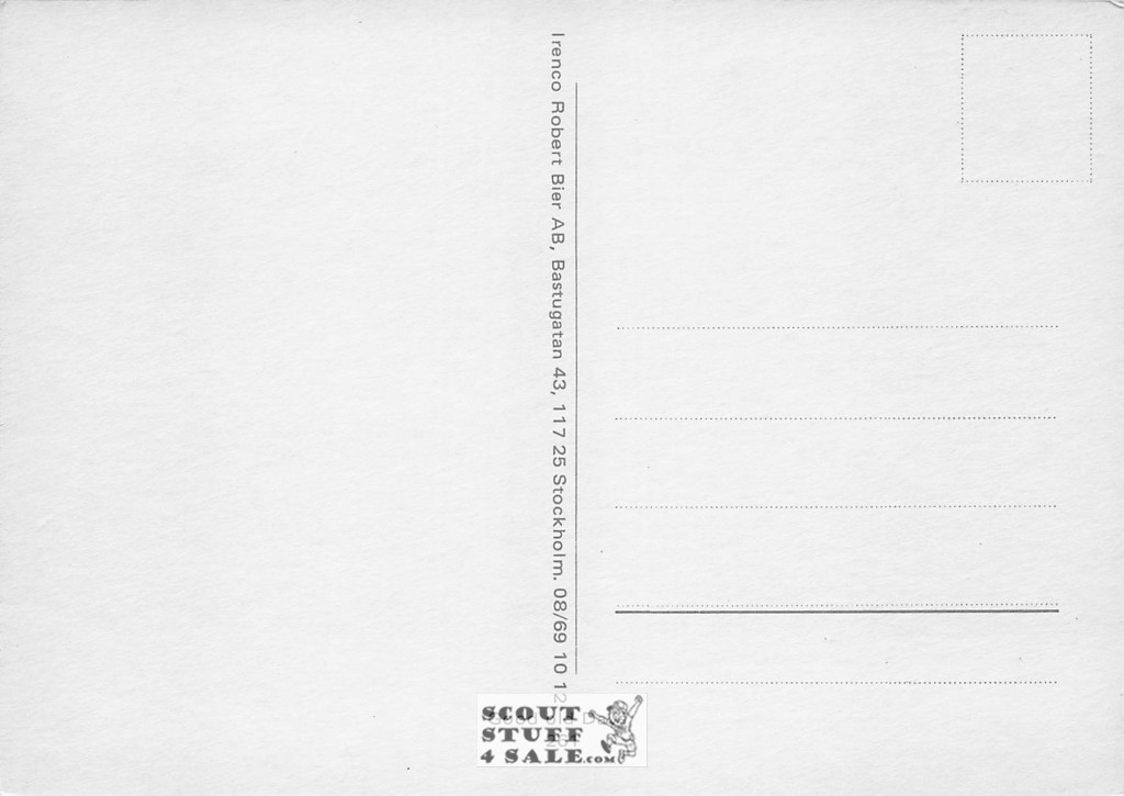 Vintage Reproduction of a 1900's Postcard, Good Old Days Postcard Co. Sweden, #GO261