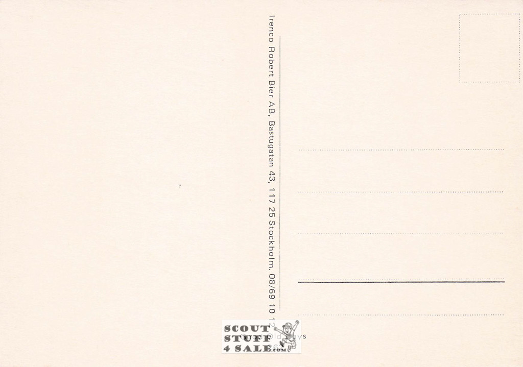 Vintage Reproduction of a 1900's Postcard, Good Old Days Postcard Co. Sweden, #GO262