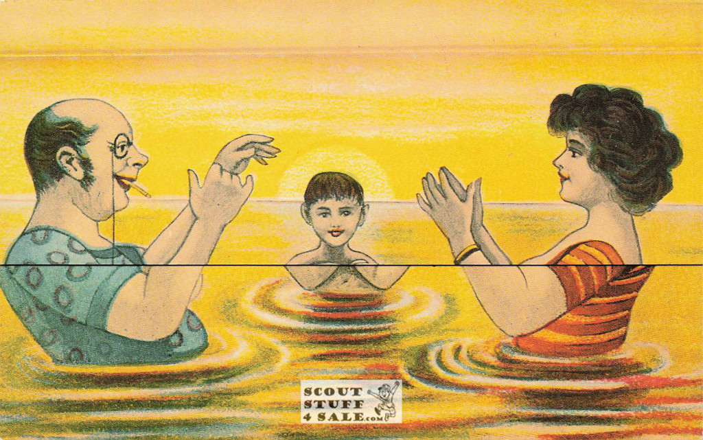 Vintage Reproduction of a 1909 Postcard, Good Old Days Postcard Co. Sweden, #GO271