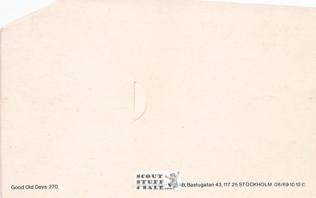 Vintage Reproduction of a 1900 Postcard, Good Old Days Postcard Co. Sweden, #GO270