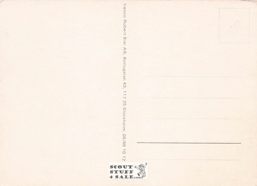 Vintage Reproduction of a 1900 Postcard, Good Old Days Postcard Co. Sweden, #GO301