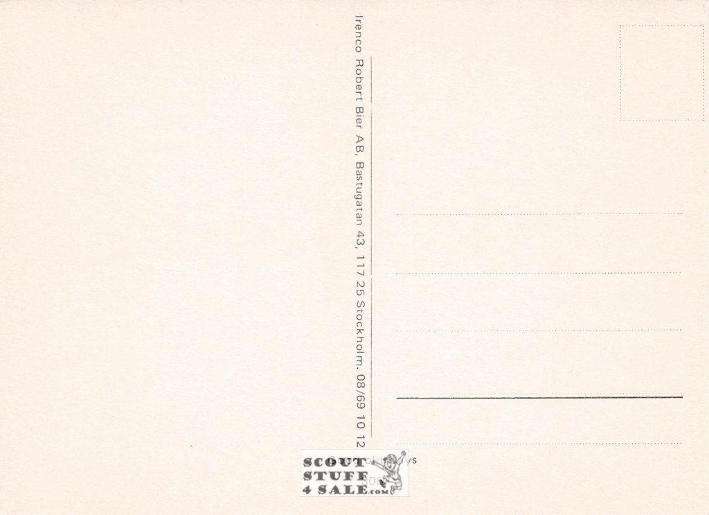 Vintage Reproduction of a 1900's Postcard, Good Old Days Postcard Co. Sweden, #GO305