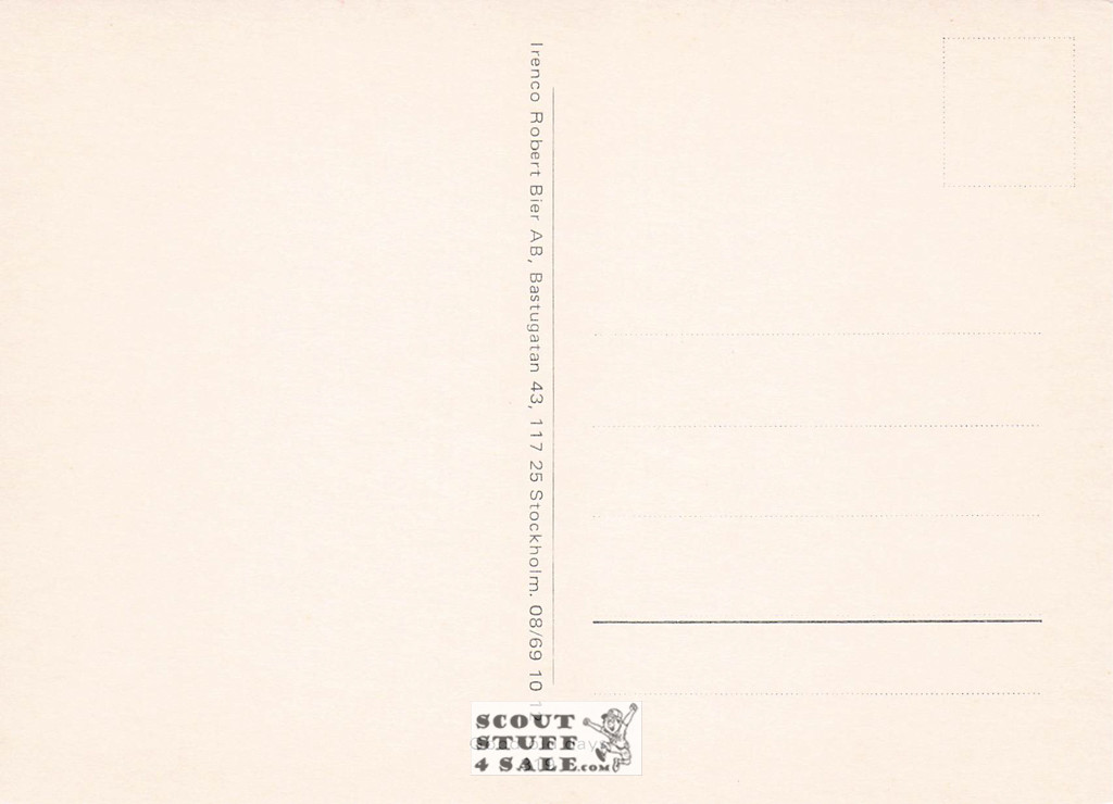 Vintage Reproduction of a 1900's Postcard, Good Old Days Postcard Co. Sweden, #GO319