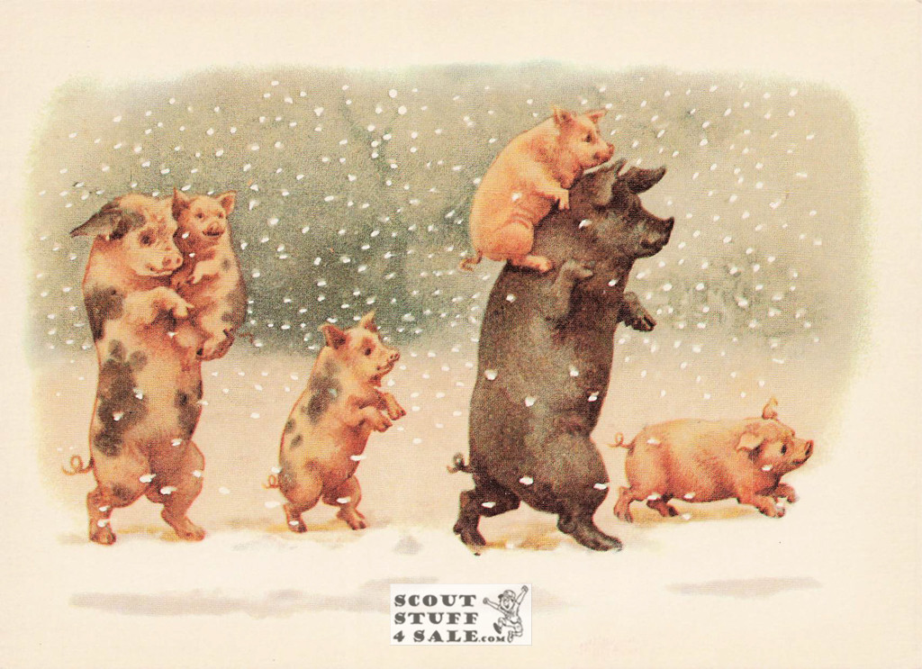 Vintage Reproduction of a 1900 Postcard, Good Old Days Postcard Co. Sweden, #GO342