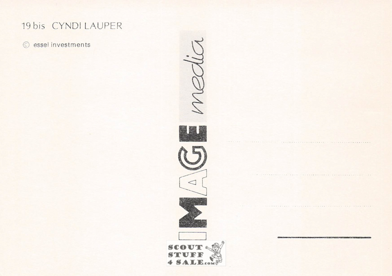 Cyndi Lauper True Colors Album British Postcard, Image Media #bis19