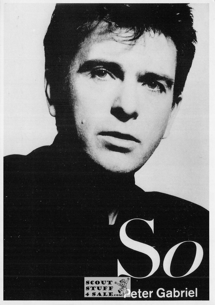 Peter Gabriel So Album British Postcard, Image Media #bis32
