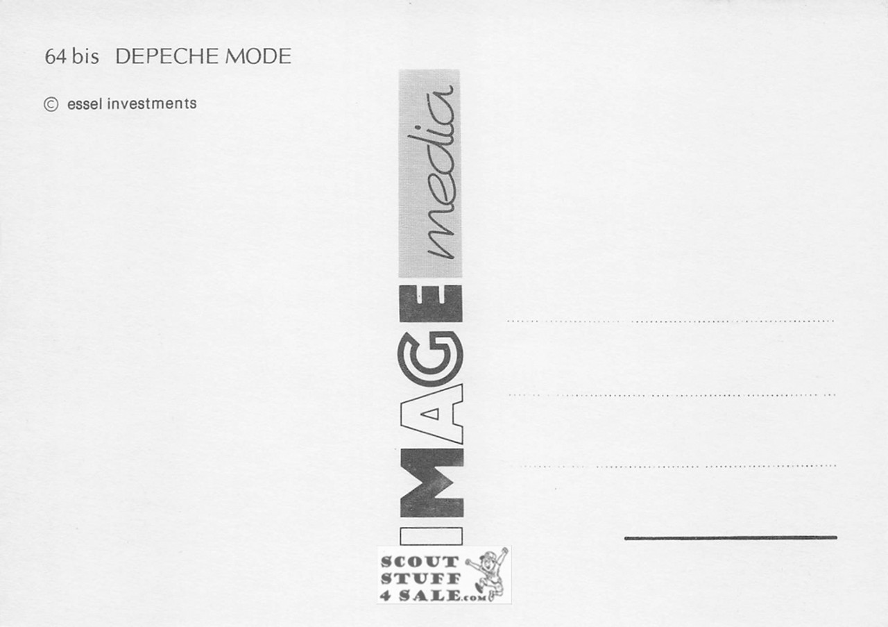 Depeche Mode Band British Postcard, Image Media #bis64