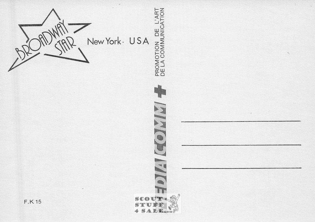 Madonna French Postcard, Media Comm #FK-15