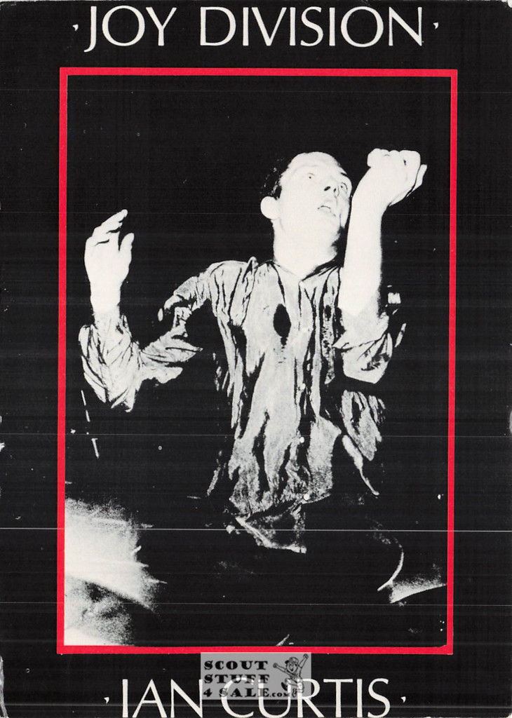 Joy Division Ian Curtis French Postcard, Media Comm #FK-38